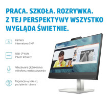 HP E24m G4 FHD USB-C konferencijų monitorius