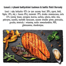 PAKA ZWIERZAKA Salmon with Baltic fish M - dry dog food - 1,5kg PAKA ZWIERZAKA Salmon with Baltic fish M - dry dog food - 1,5kg