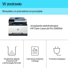 HP Color LaserJet Pro MFP 3302fdn Laser A4 600 x 600 DPI 25 ppm
