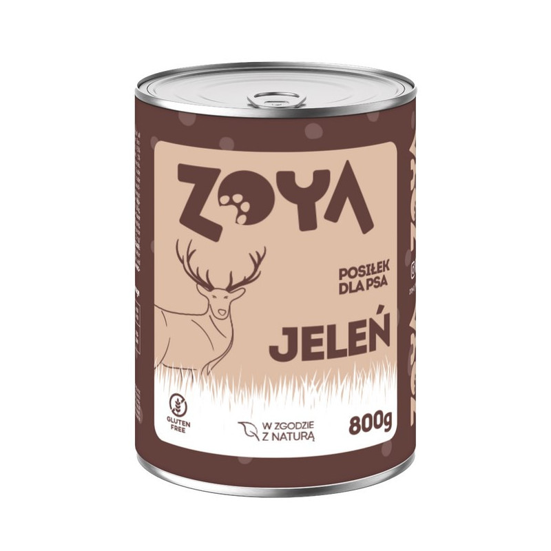ZOYA elnių šlapias šunų ėdalas – 800 g