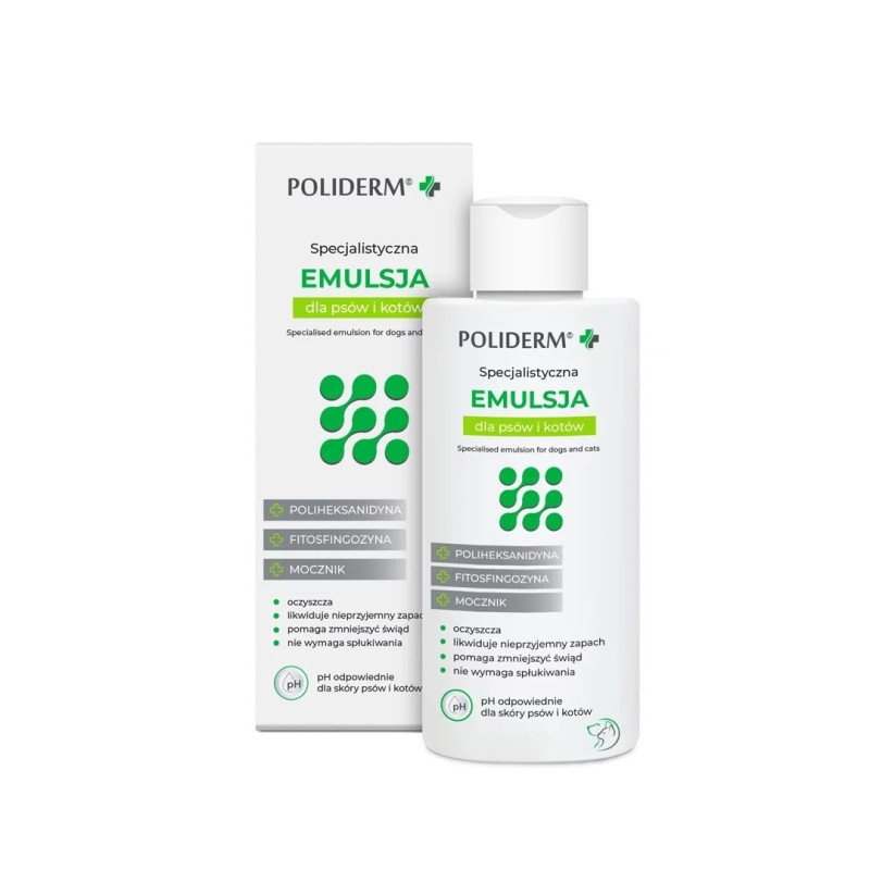 JM SANTE Poliderm - emulsion for inflammation-prone skin for dogs and cats - 140 ml