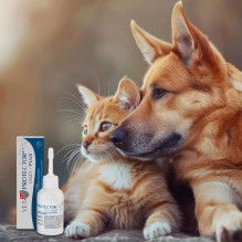 JM SANTE Vet Protector Uszy Plus - ear solution for dogs and cats - 50 ml JM SANTE Vet Protector Uszy Plus - ear solution for dogs and cats - 50 ml