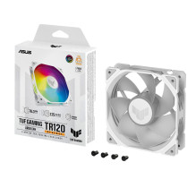 ASUS TUF GAMING TR120 ARGB REVERSE 1 vnt. pakuotė, baltas kompiuterio korpusas, oro aušintuvas, 12 cm ASUS TUF GAMING TR120 ARGB REVERSE 1 vnt. pakuotė, baltas kompiuterio korpusas, oro aušintuvas, 12 cm