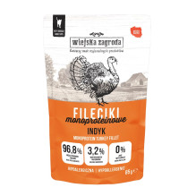 WIEJSKA ZAGRODA Monoprotein kalakutienos filė - Šlapias maistas katėms - 85 g WIEJSKA ZAGRODA Monoprotein kalakutienos filė - Šlapias maistas katėms - 85 g