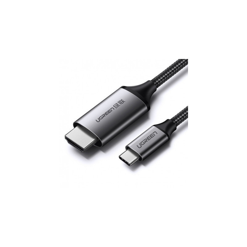Ugreen USB-C į HDMI 4K UHD kabelis 1,5 m, juodas