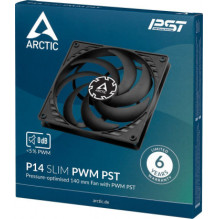 Arctic P14 Slim PWM PST 140mm Case Fan Black Arctic P14 Slim PWM PST 140mm Case Fan Black