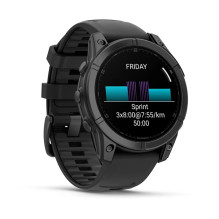 „Garmin Fenix E“ 3,3 cm (1,3 colio) AMOLED 47 mm Skaitmeninis 416 x 416 pikselių Jutiklinis ekranas Juodas „Wi-Fi“ GPS (