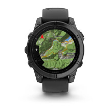 „Garmin Fenix E“ 3,3 cm (1,3 colio) AMOLED 47 mm Skaitmeninis 416 x 416 pikselių Jutiklinis ekranas Juodas „Wi-Fi“ GPS (