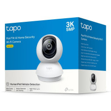 TP-Link Tapo Pan / Tilt AI namų apsaugos Wi-Fi kamera. SPECIFIKACIJOS: 3K 5MP (2880×1620), 2,4 GHz, horizontali 360º. TP-Link Tapo Pan / Tilt AI namų apsaugos Wi-Fi kamera. SPECIFIKACIJOS: 3K 5MP (2880×1620), 2,4 GHz, horizontali 360º.