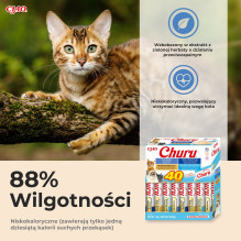 INABA Churu Variety Box Tunas su jūros gėrybėmis - katėms - 40 x 14 g