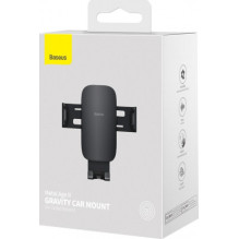 Baseus Baseus Metal Age II gravitational car phone holder for ventilation gri Baseus Baseus Metal Age II gravitational car phone holder for ventilation gri