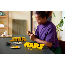 LEGO STAR WARS 75407 Iš kaladėlių sukonstruotas „Žvaigždžių karų“ logotipas LEGO STAR WARS 75407 Iš kaladėlių sukonstruotas „Žvaigždžių karų“ logotipas