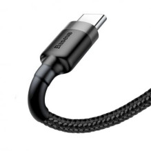 Baseus CATKLF-CG1 Cafule 2A USB-C pilka+juoda Baseus CATKLF-CG1 Cafule 2A USB-C pilka+juoda