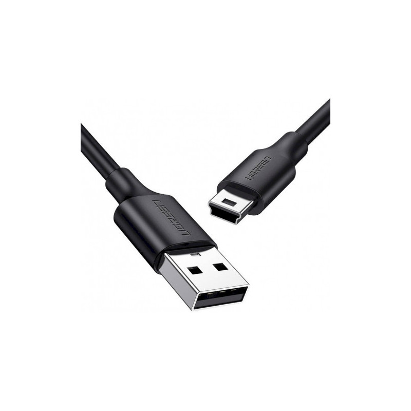 Ugreen universalus mini USB duomenų kabelis 1 m juodas