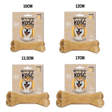 PAKA ZWIERZAKA Kaulas su ožka M 12 cm - šunų skanėstas - 55g PAKA ZWIERZAKA Kaulas su ožka M 12 cm - šunų skanėstas - 55g