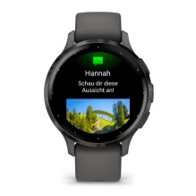 „Garmin Venu 3S“ 3,05 cm (1,2 colio) AMOLED 41 mm Skaitmeninis 390 x 390 pikselių Jutiklinis ekranas Pilkas „Wi-Fi“ GPS 