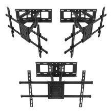 Maclean TV Mount, max VESA 600x400, 32-85", 60kg, horizontal and vertical angle adjustment, profile 65-390mm, black Maclean TV Mount, max VESA 600x400, 32-85", 60kg, horizontal and vertical angle adjustment, profile 65-390mm, black