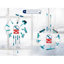 Leifheit 55092 mop Microfibre 8000 ml Dry&wet Microfiber Blue, Grey Leifheit 55092 mop Microfibre 8000 ml Dry&wet Microfiber Blue, Grey