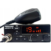 President Jimmy III AM / FM CB radio Black