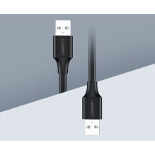 Ugreen 10310 US102 USB 2.0 MM UGREEN kabelis 1,5 m, juodas