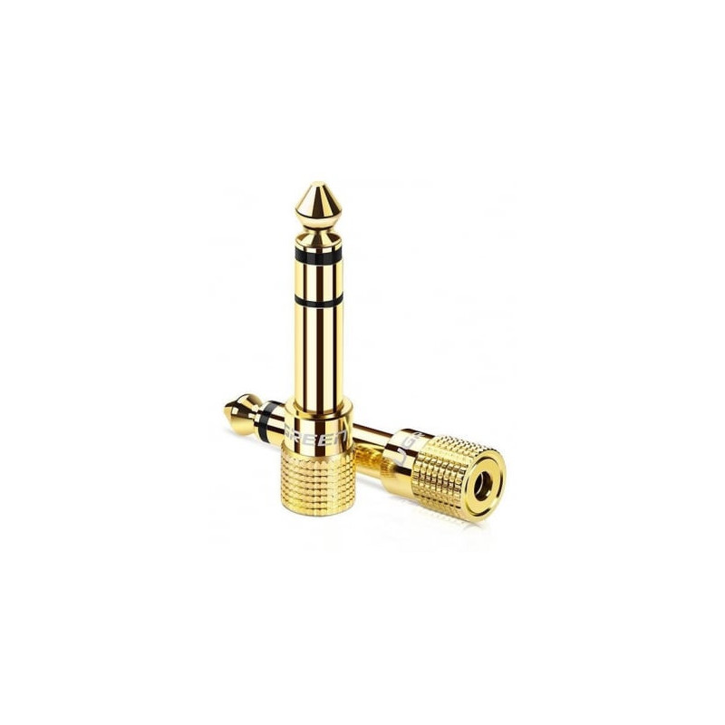 Ugreen 20503 Adapter 6.35mm jack to 3.5mm mini jack Gold