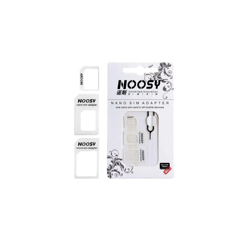 Noosy „SIM kortelės adapteris“, baltas