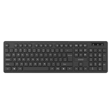 Savio KB-02 klaviatūra namams / biurui, USB, QWERTY, juoda