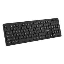Savio KB-02 klaviatūra namams / biurui, USB, QWERTY, juoda