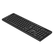 Savio KB-02 klaviatūra namams / biurui, USB, QWERTY, juoda