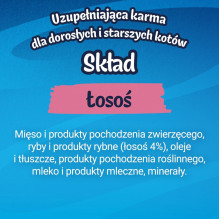 PURINA Felix Deli Moments lašišos skanėstai katėms 4 x 10 g PURINA Felix Deli Moments lašišos skanėstai katėms 4 x 10 g