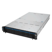 ASUS RS521A-E12-RS24U Socket SP5 Rack (2U) Juoda, Sidabrinė