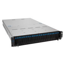 ASUS RS521A-E12-RS24U Socket SP5 Rack (2U) Juoda, Sidabrinė