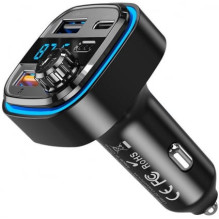 XO BCC08 Bluetooth MP3 automobilio įkroviklis 3.1A juodas