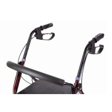 Four-wheel walker with seat function Four-wheel walker with seat function