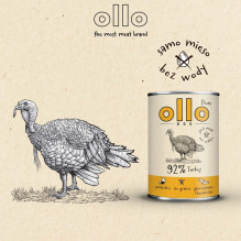OLLO Pure Turkey - wet dog food - 850g OLLO Pure Turkey - wet dog food - 850g