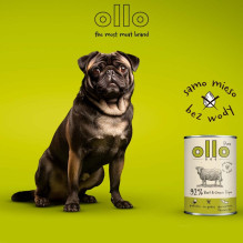 OLLO Pure Beef and Green tripe - wet dog food - 400g OLLO Pure Beef and Green tripe - wet dog food - 400g