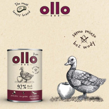 OLLO Pure Duck with apple - wet dog food - 400g OLLO Pure Duck with apple - wet dog food - 400g