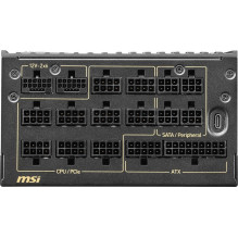 MSI MEG Ai1600T 1600W PCIE5 80+ Titanium maitinimo šaltinis (306-7ZPEX11-CE0)