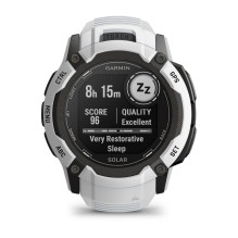 „Garmin Instinct 2X Solar“ 2,79 cm (1,1 colio) MIP 50 mm Skaitmeninis 176 x 176 pikselių Jutiklinis ekranas Baltas GPS (