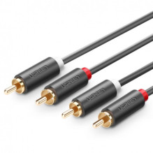 Ugreen 10518 2RCA (Cinch) to 2RCA (Cinch) 2m Black Ugreen 10518 2RCA (Cinch) to 2RCA (Cinch) 2m Black
