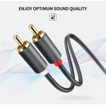 Ugreen 10518 2RCA (Cinch) to 2RCA (Cinch) 2m Black Ugreen 10518 2RCA (Cinch) to 2RCA (Cinch) 2m Black