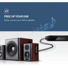 Ugreen 10518 2RCA (Cinch) to 2RCA (Cinch) 2m Black Ugreen 10518 2RCA (Cinch) to 2RCA (Cinch) 2m Black