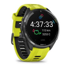 „Garmin Forerunner 965“ 3,56 cm (1,4 colio) AMOLED 47 mm Skaitmeninis 454 x 454 pikselių Jutiklinis ekranas Geltonas „Wi