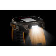 „Garmin fenix 8“ 3,56 cm (1,4 colio) AMOLED 47 mm Skaitmeninis 454 x 454 pikselių Jutiklinis ekranas Grafito spalvos „Wi