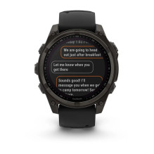 Garmin fenix 8 3.3 cm (1.3") 47 mm Digital 260 x 260 pixels Touchscreen Titanium Wi-Fi GPS (satellite)