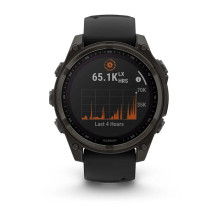 Garmin fenix 8 3.3 cm (1.3") 47 mm Digital 260 x 260 pixels Touchscreen Titanium Wi-Fi GPS (satellite)