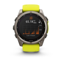 „Garmin fenix 8“ 3,56 cm (1,4 colio) 51 mm Skaitmeninis 280 x 280 pikselių Jutiklinis ekranas Titano spalvos „Wi-Fi“ GPS