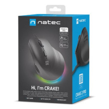 NATEC Crake 2 Pro pelė Universali dešiniarankiams, USB A tipo, optinė, 12800 DPI
