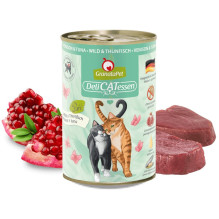GRANATAPET DeliCATessen - šlapias kačių ėdalas su elniena ir tunu - 400 g GRANATAPET DeliCATessen - šlapias kačių ėdalas su elniena ir tunu - 400 g