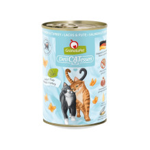GRANATAPET DeliCATessen lašiša ir kalakutiena - šlapias kačių ėdalas - 400 g GRANATAPET DeliCATessen lašiša ir kalakutiena - šlapias kačių ėdalas - 400 g